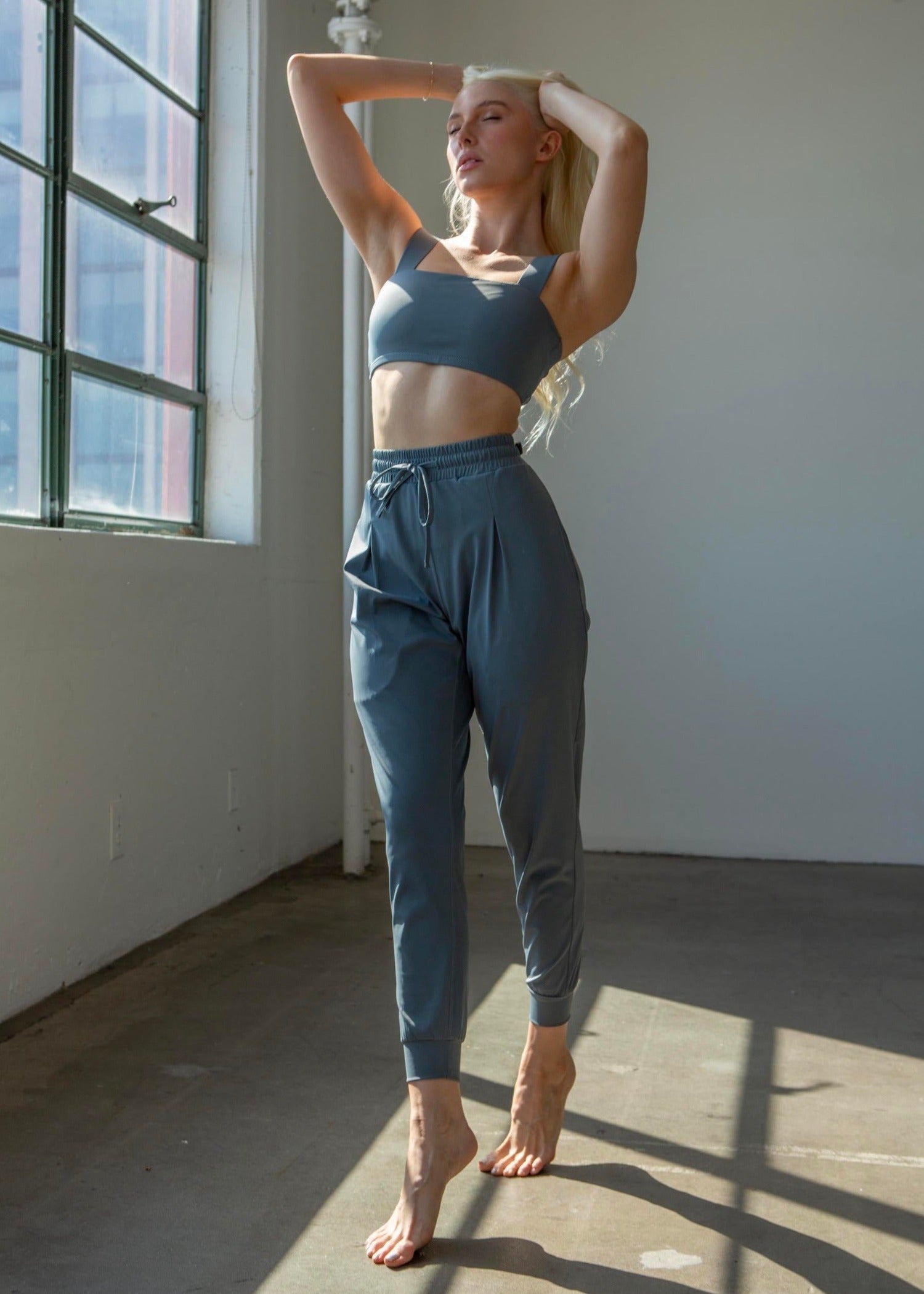 Santa Monica Joggers Dusty Blue