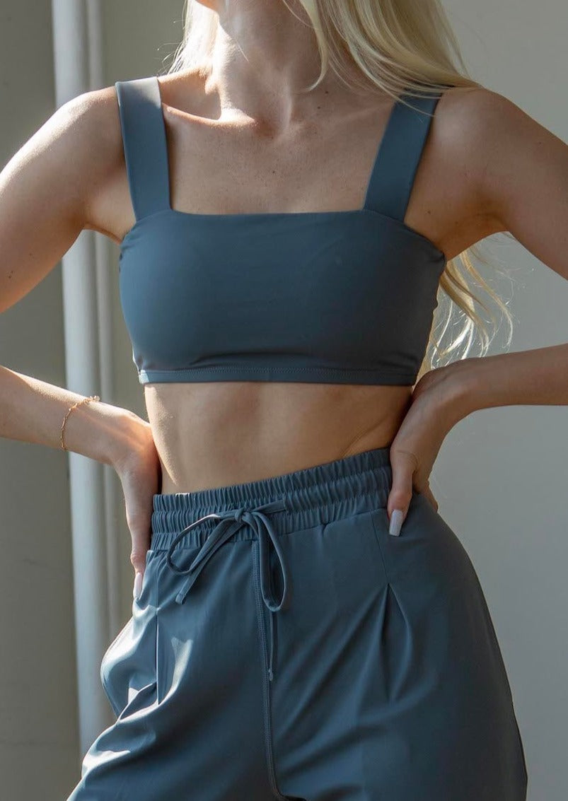 Santa Monica Sports Bra Dusty Blue