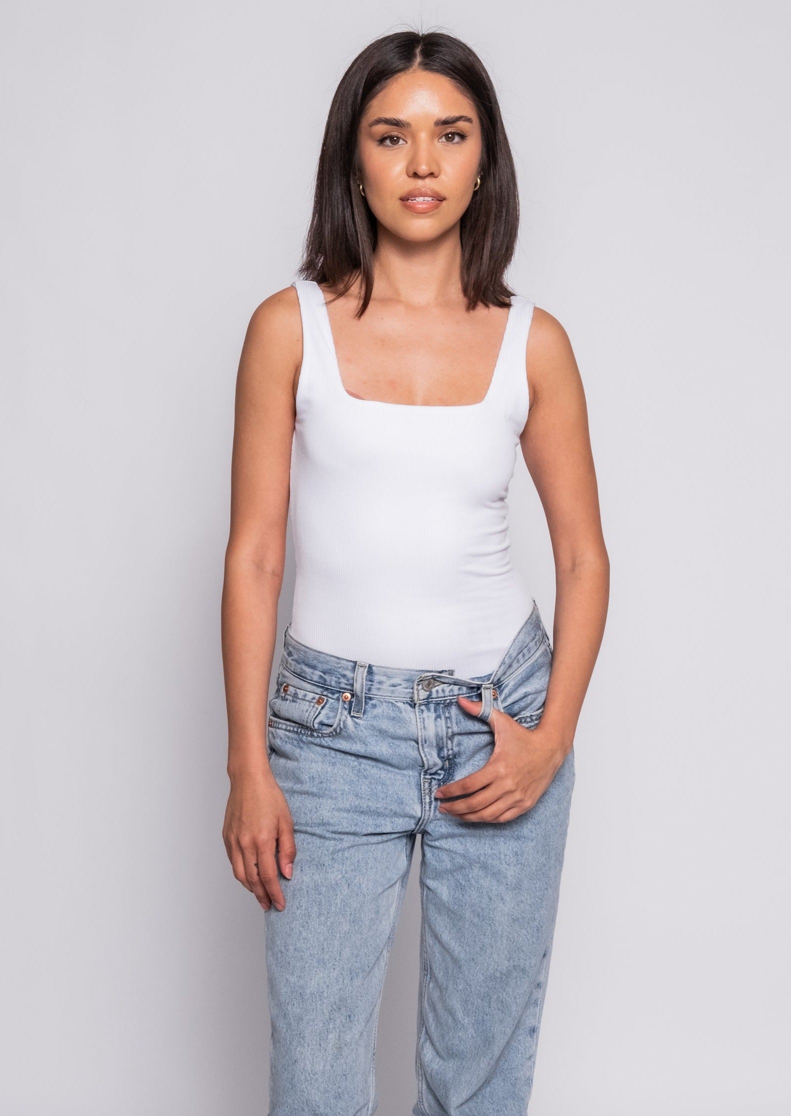 Sacramento Square Neck Bodysuit