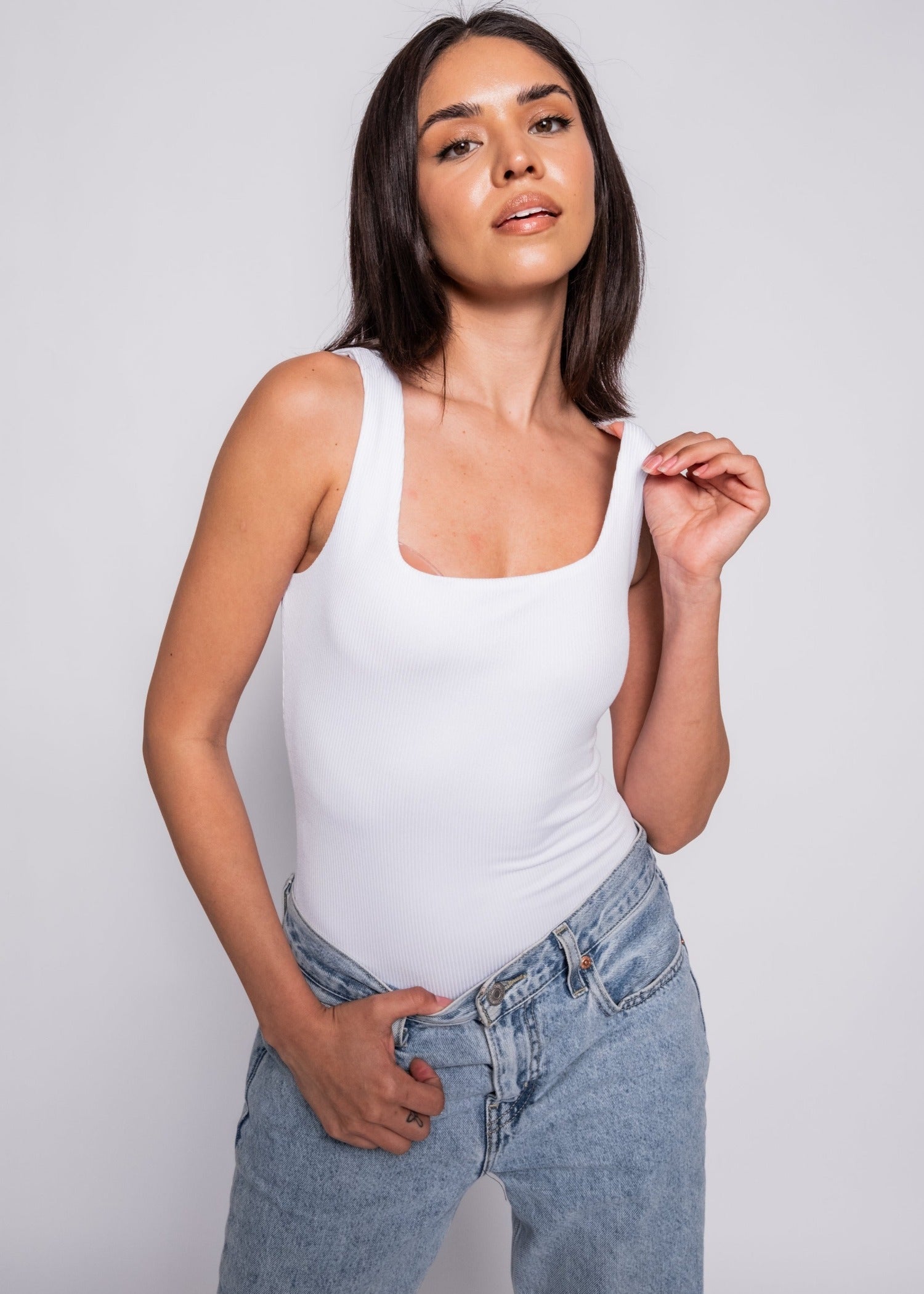 Sacramento Square Neck Bodysuit