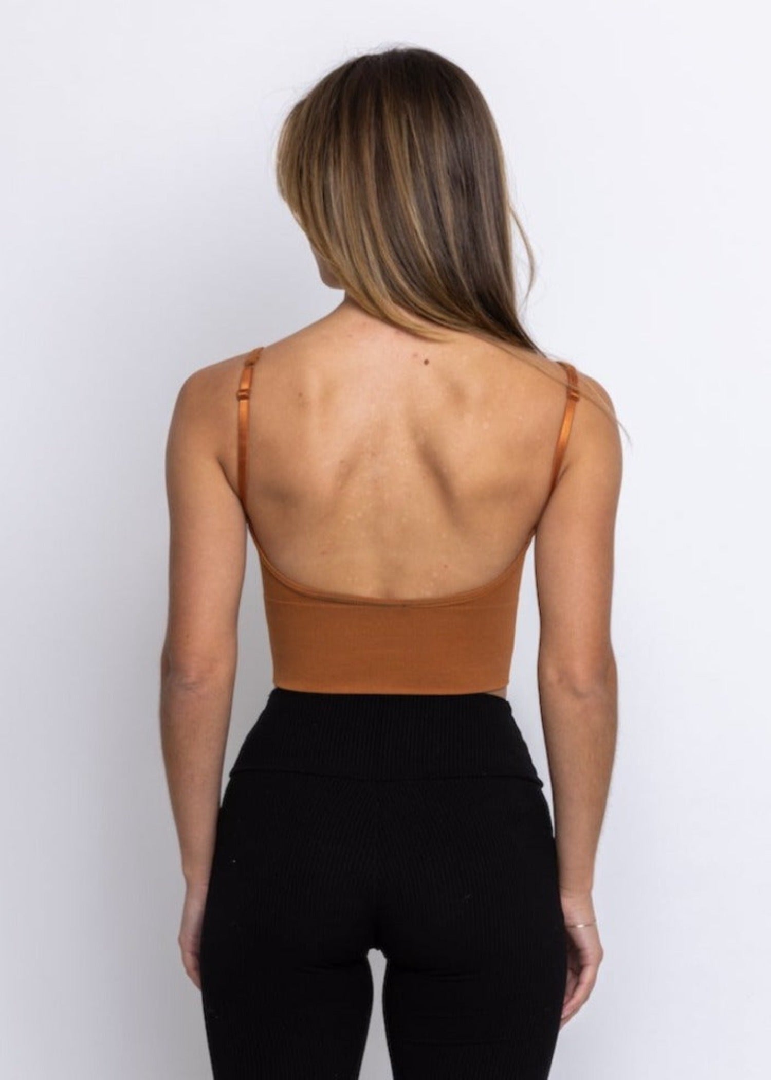 Somerset Open Back Cami Black