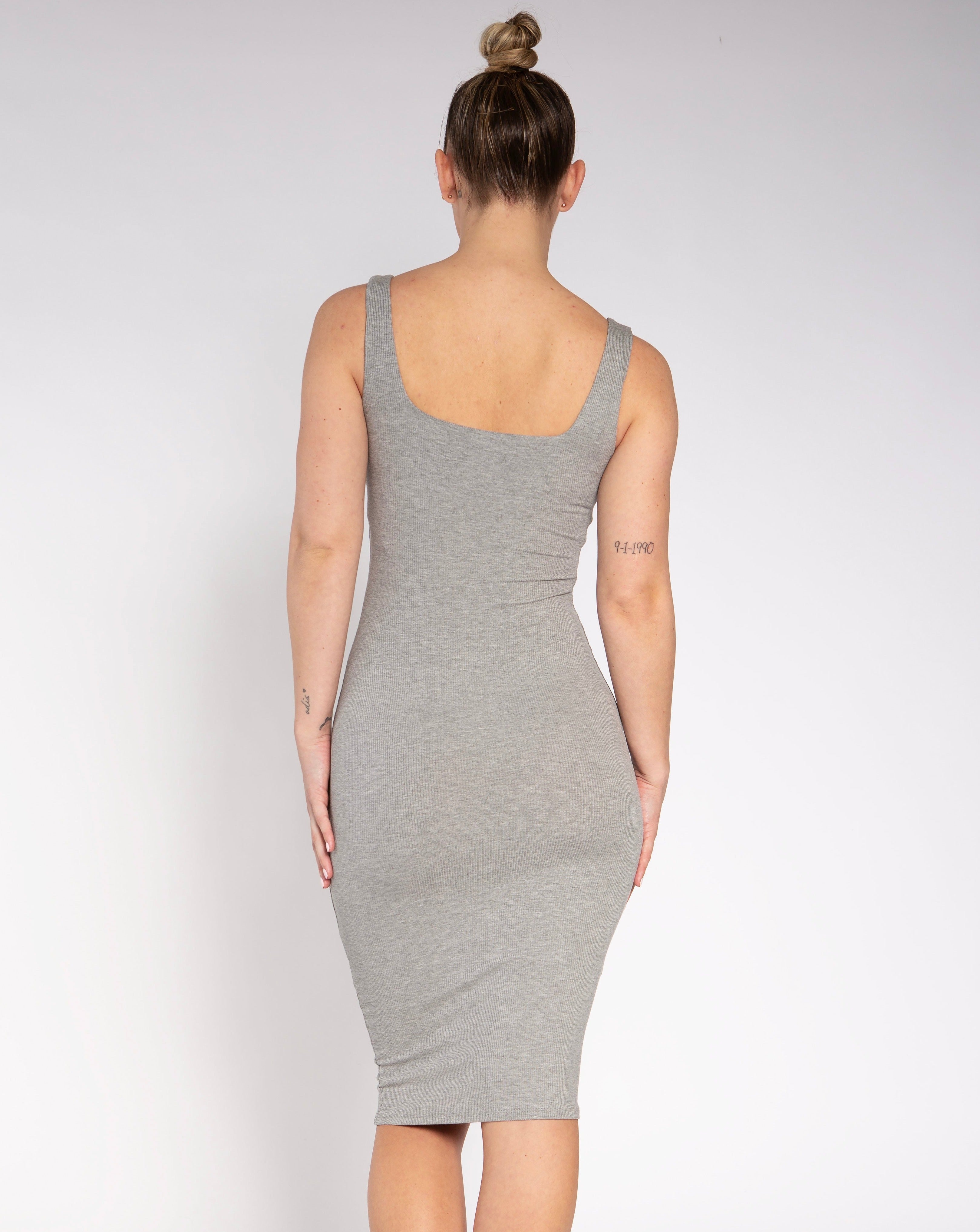 Denver Square Neck Midi Dress