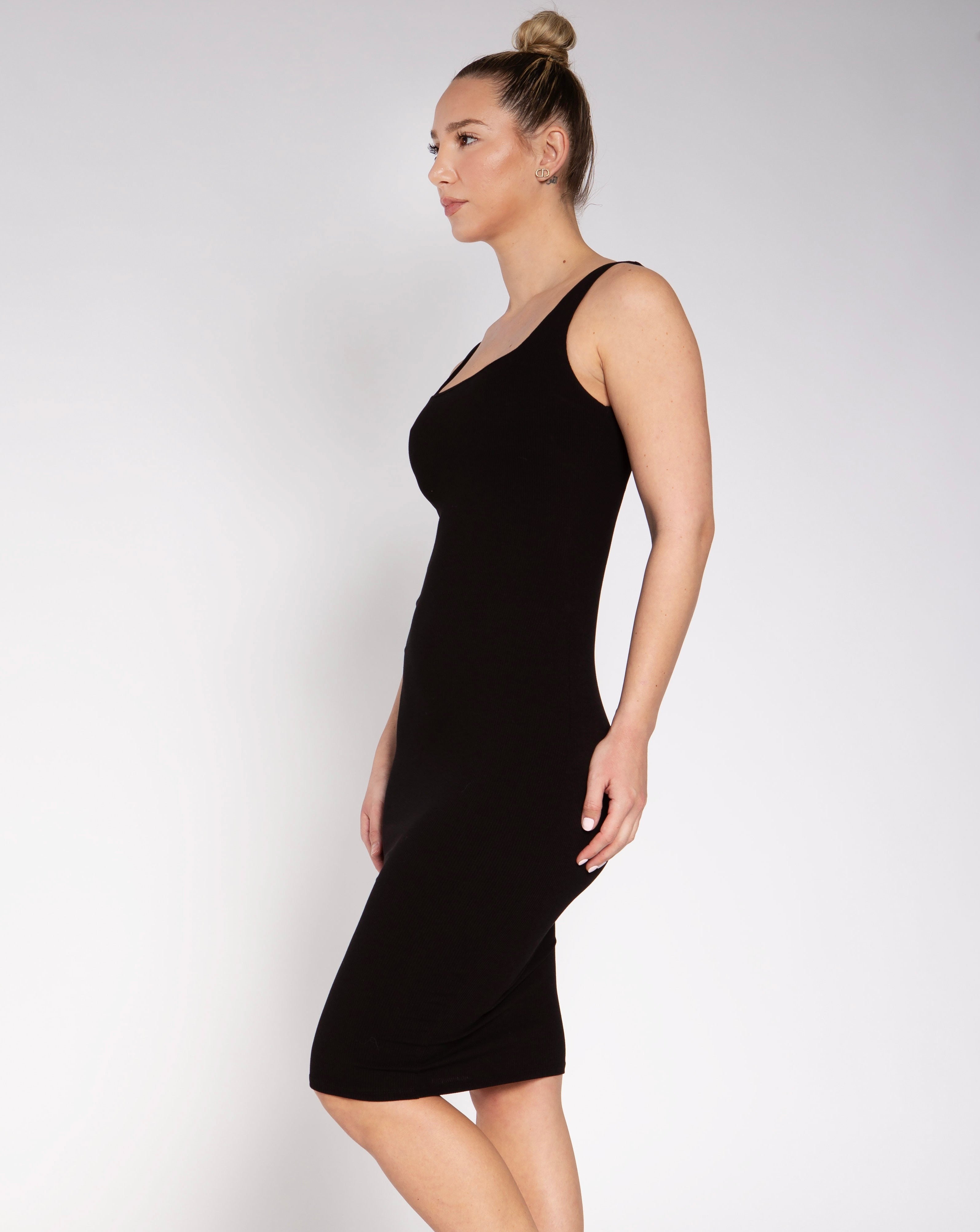 Denver Square Neck Midi Dress