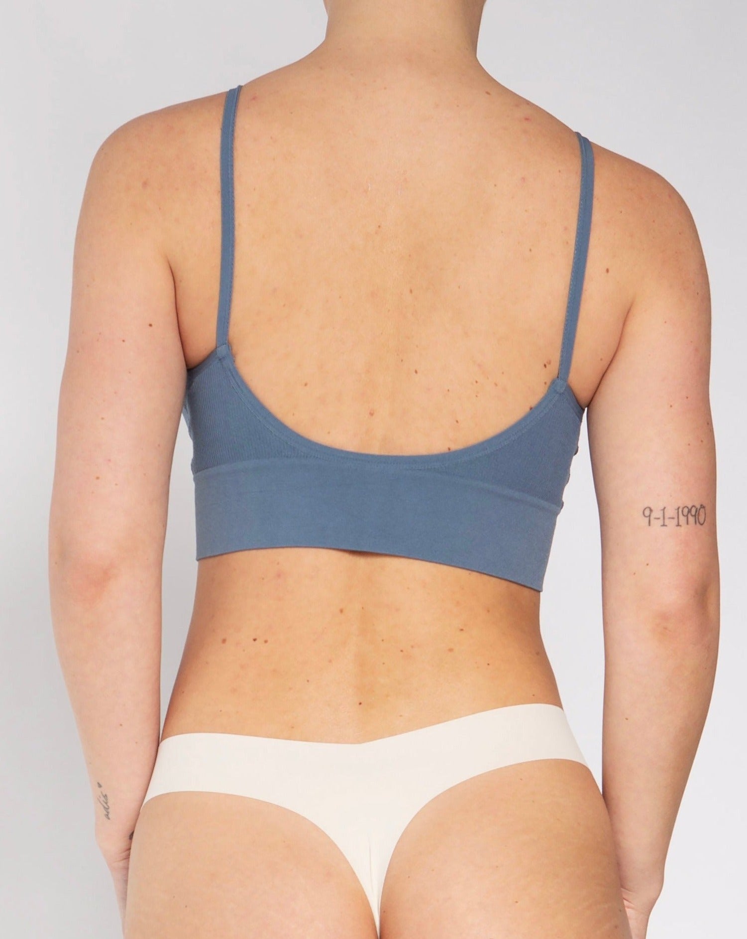 Kuta Open Back Crop Blue