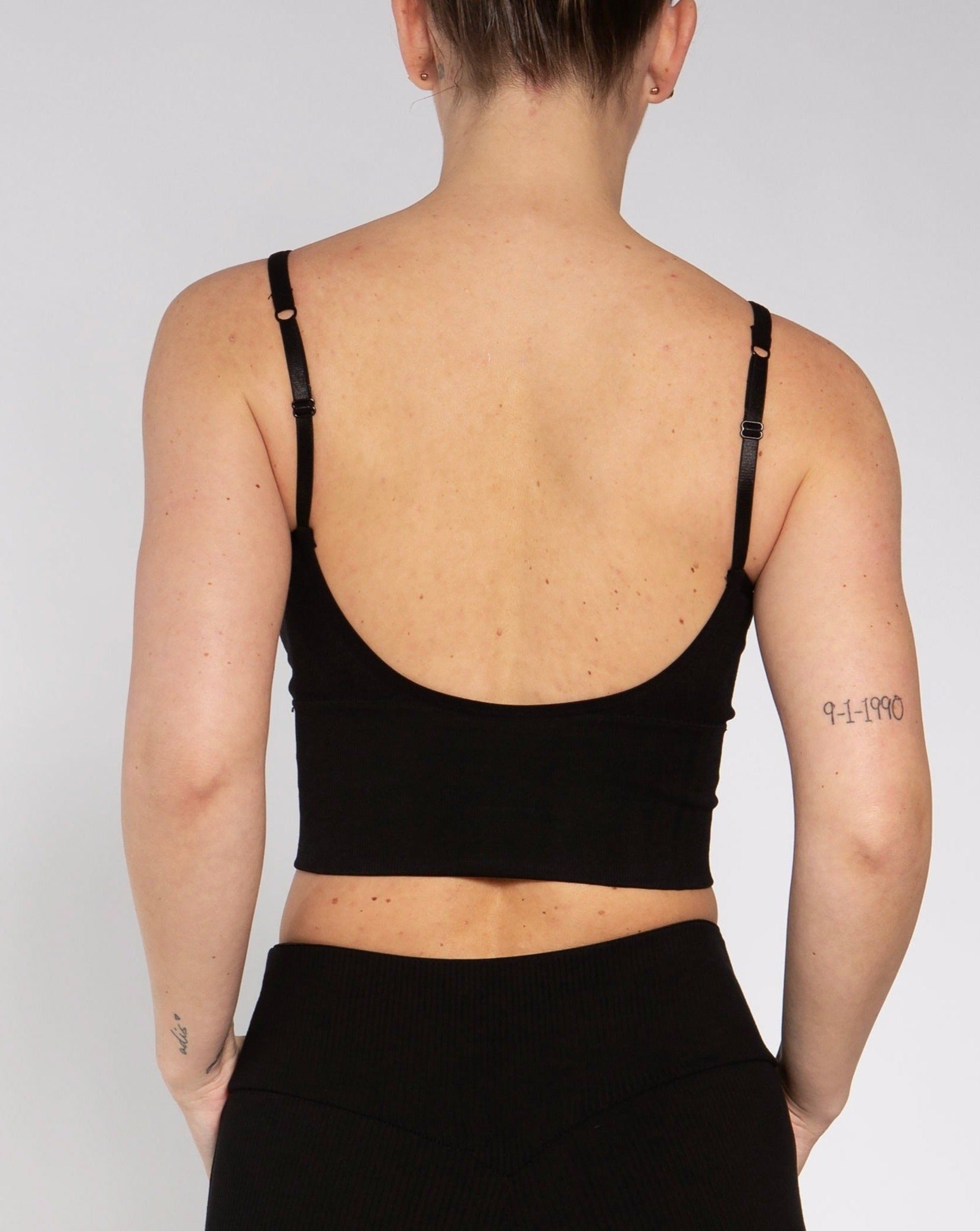 Somerset Open Back Cami Black