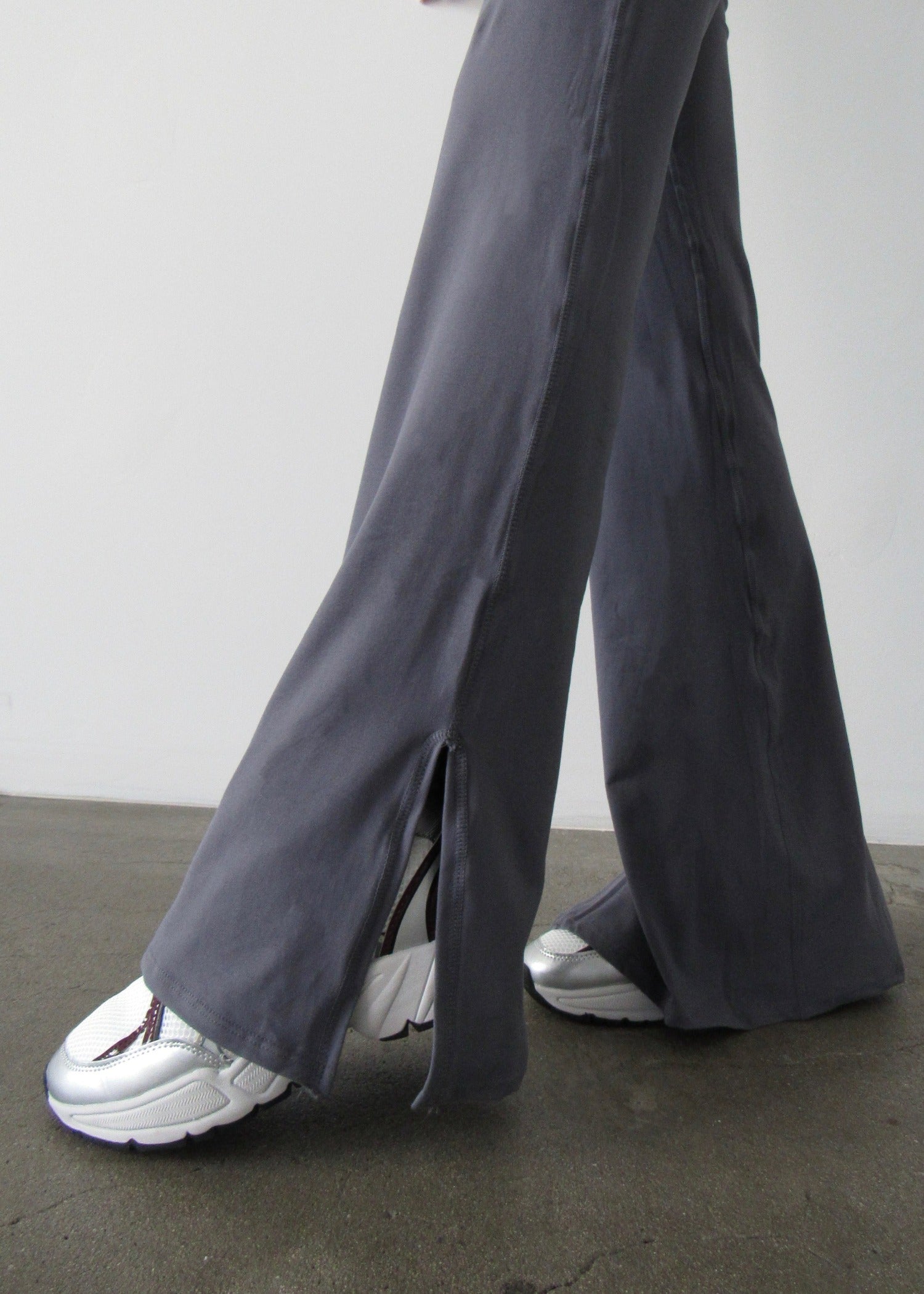 Edison Soft Flare Pant Steel