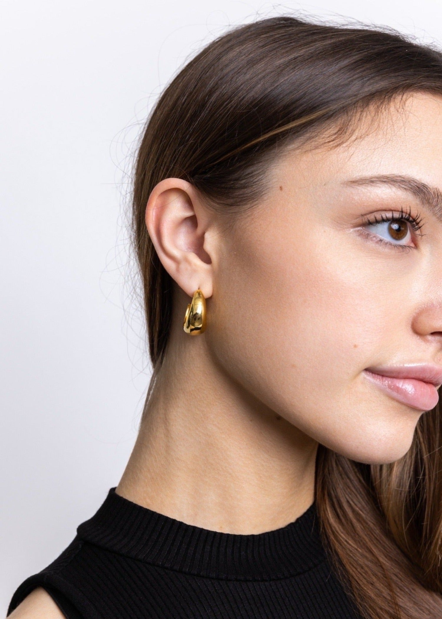 Minneapolis 14KT Gold Hoop Earrings