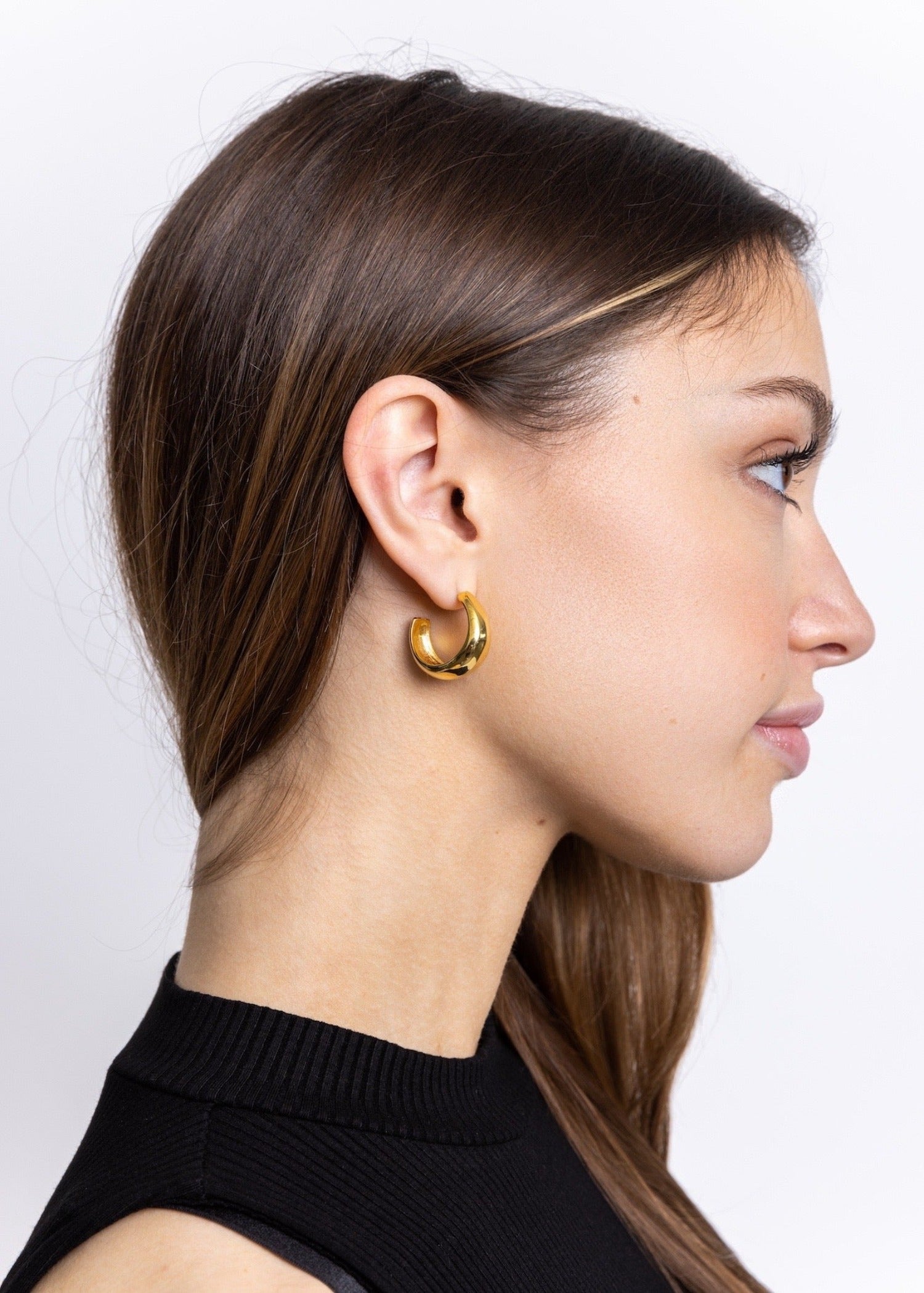 Minneapolis 14KT Gold Hoop Earrings
