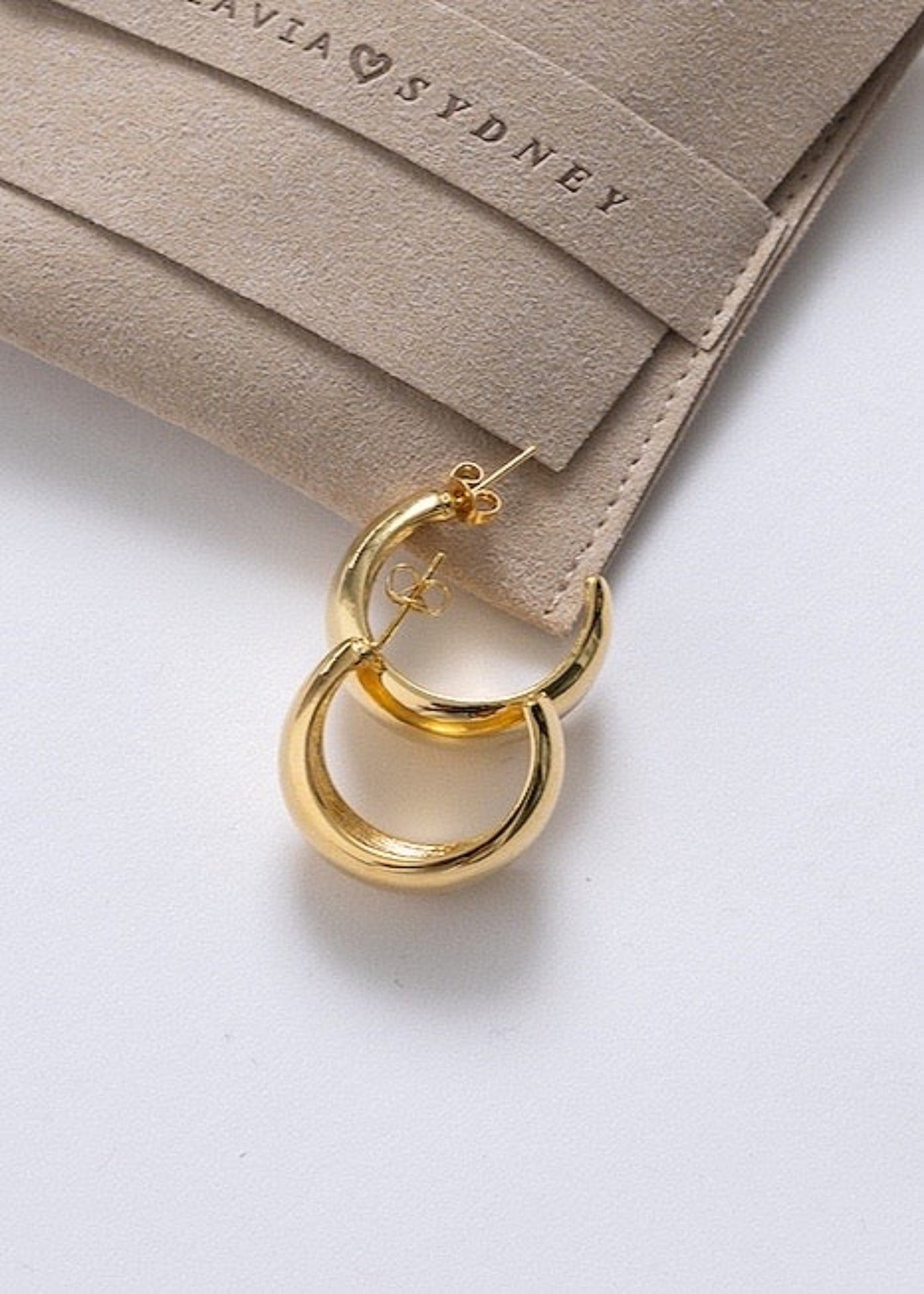 Minneapolis 14KT Gold Hoop Earrings