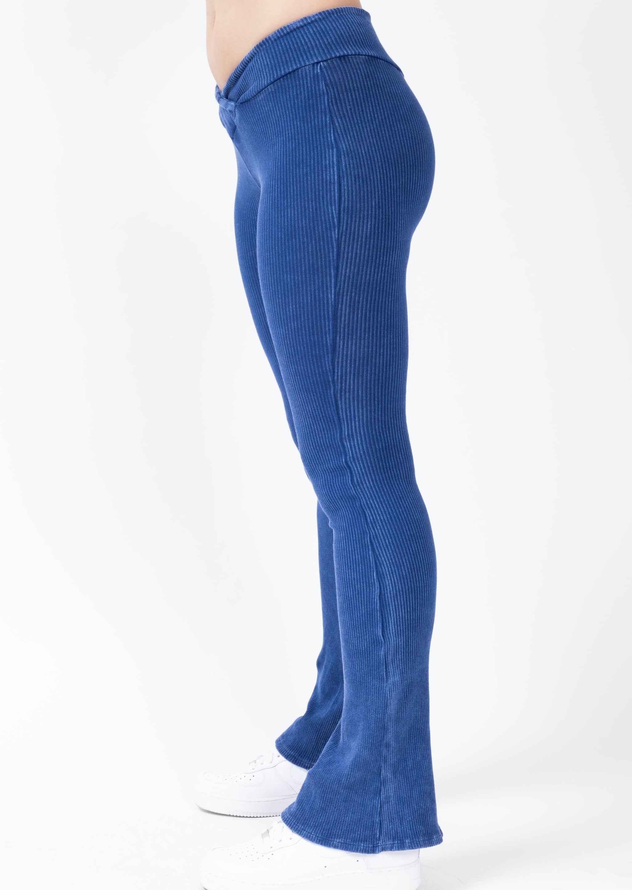 Barstow Cotton Crossover Vintage Lounge Pant Royal Blue