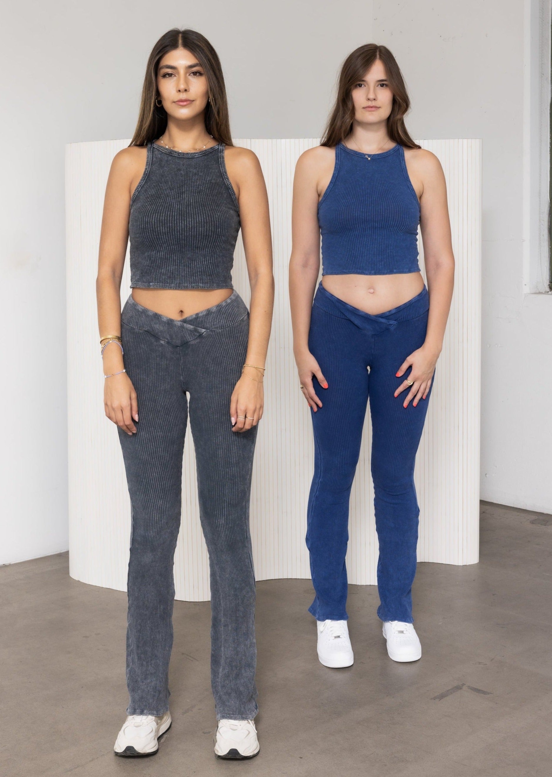 Barstow Cotton Crossover Vintage Lounge Pant Royal Blue