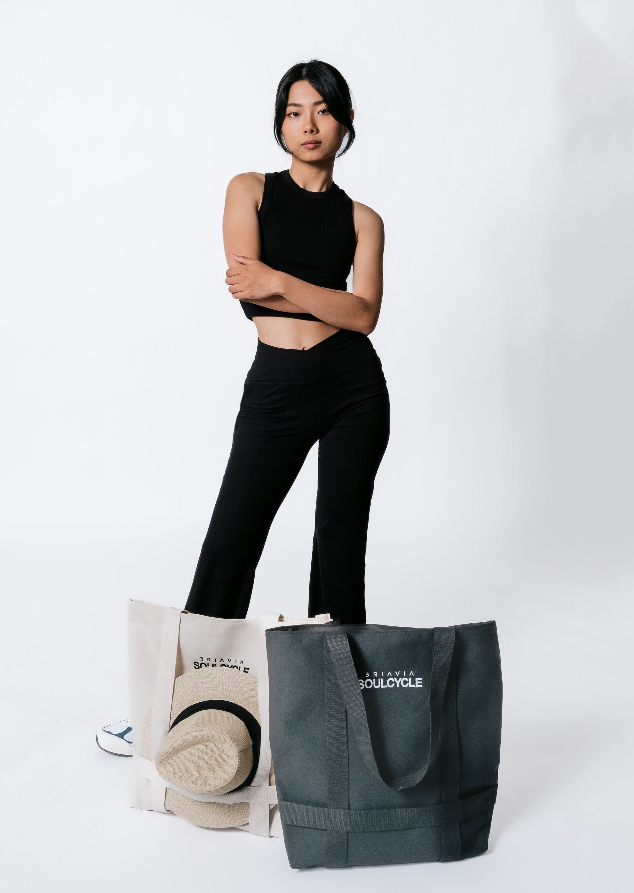 SoulCycle x Briavia Large Canvas Tote Bag