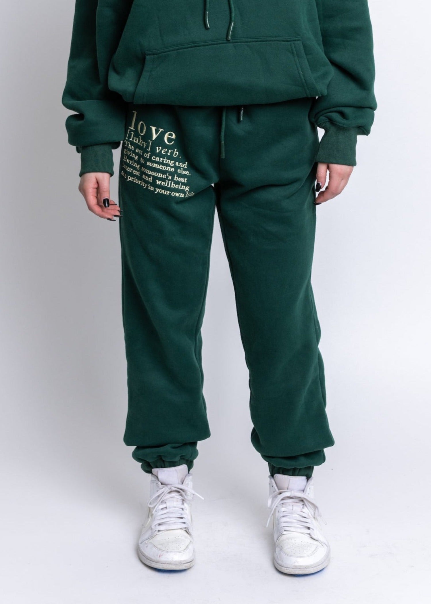 Eagan Joggers in Hunter Green Size S by BRIAVIA