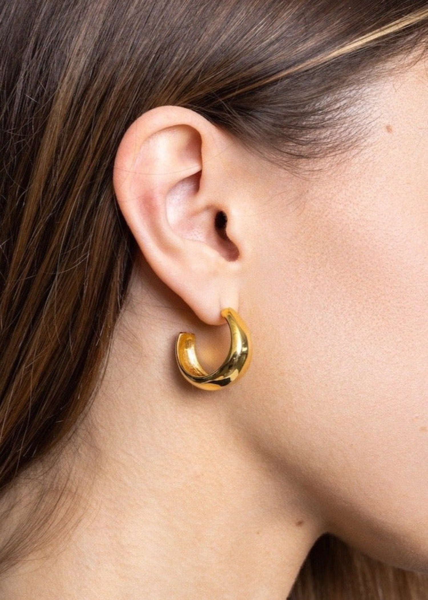 Minneapolis 14KT Gold Hoop Earrings